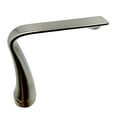 thumbnail image 4 of Bergamo Art Brushed Nickel Brass Bathroom Faucet with Pink Rose Quartz Handles, 4 of 6