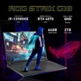thumbnail image 3 of ASUS ROG Strix 18 Pouces 240Hz QHD Ordinateur Portable de Jeu, Intel i9-13980HX, NVIDIA GeForce RTX 4070, 64 Go DDR5, 2 To SSD, Clavier Rétroéclairé RGB par Touche, Caméra Web, WiFi 6E, Win 11 Pro, Gris, Extension Hotface 256 Go, 3 of 9