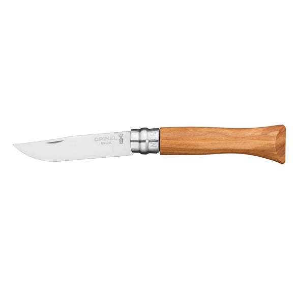 Opinel No.8 Stainless Knife Olivewood Onesize