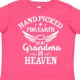 thumbnail image 4 of Inktastic Handpicked for Earth by My Grandma in Heaven Angel Wings Boys or Girls Toddler T-Shirt, 4 of 5