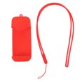 thumbnail image 2 of Estuches Para Cámara Estuche De Silicona Para Cámara Panorámica Cubierta Protectora De Lente De Fuselaje Anticaída Con Cuerda De Mano Para X3 Rojo, 2 of 8