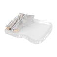 thumbnail image 4 of Acrylic Kalimba Thumb Piano Crystal Transparent 17-tone Finger Piano Student Beginner Musical Instrument, 4 of 8