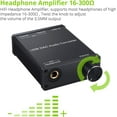 thumbnail image 3 of USB DAC Audio Converter with Headphone Amplifier, Coaxial/Optical/6.35mm Headphone Output, USB to Coaxial S/PDIF Digital to Analog Converter Comaptible with Windows XP 7 10 and Mac PS4 PS3, 3 of 9