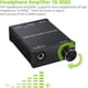 thumbnail image 3 of Convertidor de Audio USB DAC con Amplificador para Auriculares, Salida Coaxial/óptica/6.35mm para Auriculares, Convertidor USB a Coaxial S/PDIF Digital a Analógico Compatible con Windows XP 7 10 y Ma, 3 of 9