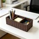 thumbnail image 1 of Paper Rope Woven Divided Storage Basket 3 Compartment Organizer For Bathroom Toiletries And Home Decor, 1 of 6