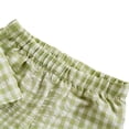 thumbnail image 4 of mgoYE Toddler Baby Girl Summer Clothes Flutter Sleeve Tee Plaid Pant Cute Casual Playwear Set 12 18 Month 2 3 4 5 T Size 18-24 Months, 4 of 6