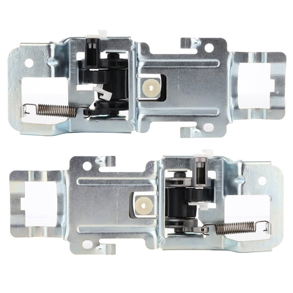 ECCPP Door Handles Interior Inside Inner Driver Passenger Side for 2005-2009 for Chevrolet Equinox Black and Silver(2pcs)