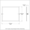 thumbnail image 2 of Frameless Landscape Rectangular Tilt Mirror with Beveled Edge, 2 of 2