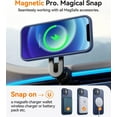 thumbnail image 5 of Entronix Heavy Duty Case For iPhone 12, 12 Pro, Translucent Matte Back, Magnetic Sturdy Case, Navy, 5 of 5