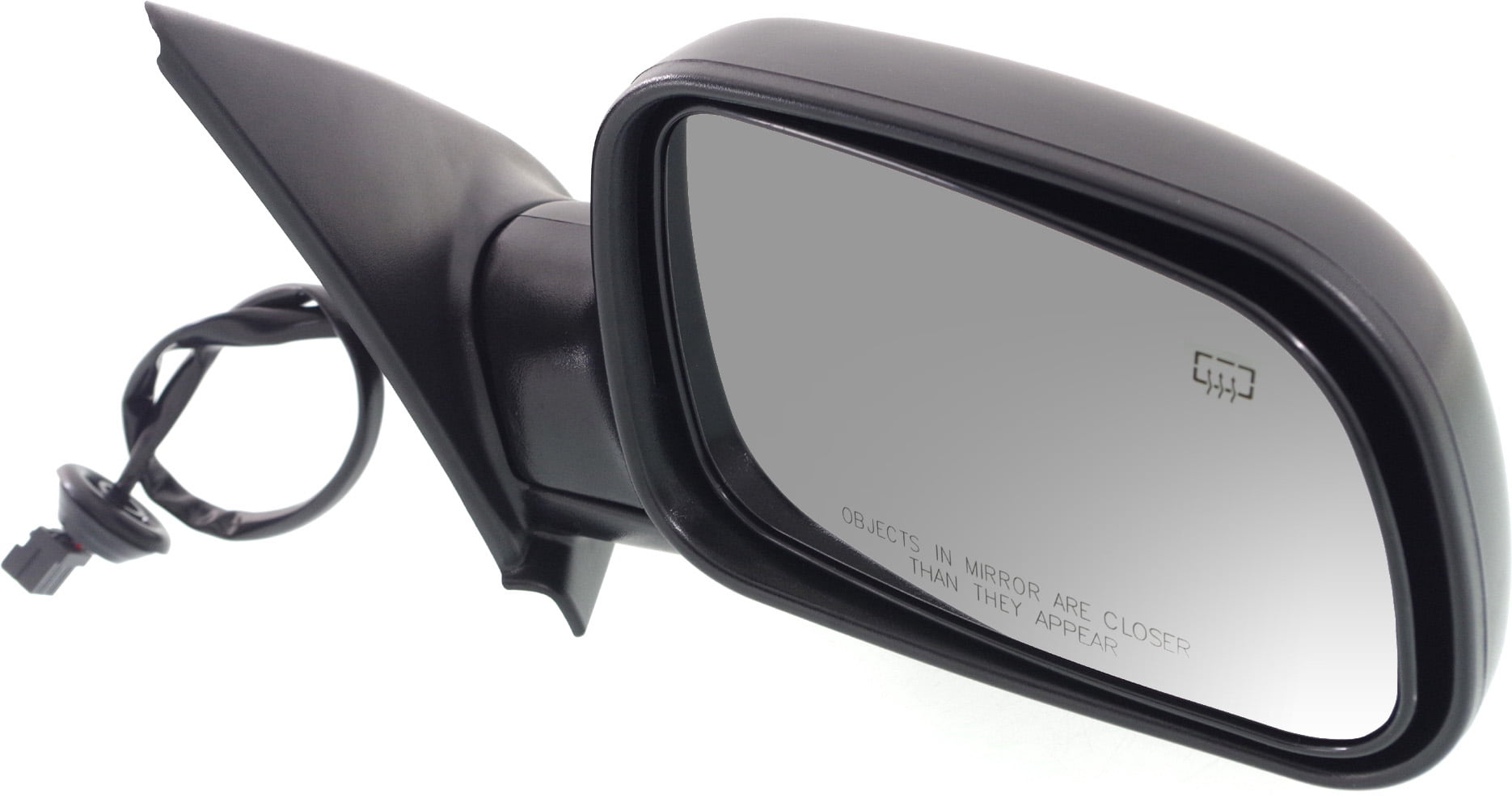 Mirror Compatible With 1999, 2001-2004 Jeep Grand Cherokee Right Passenger Side Heated Textured Black Kool-Vue