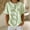 Light Green, variant on Morttic Women's V-Neck Short Sleeve Striped Blouse – Casual Loose Fit Button Detail Top, Daily & Summer Wear Yellow,XL