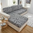 thumbnail image 2 of Modern Printed Sofa Cushion Cover Livingroom Funiture Protector Spandex Elastic Removable LShape Corner Armchair Couch Slipcover, 2 of 7
