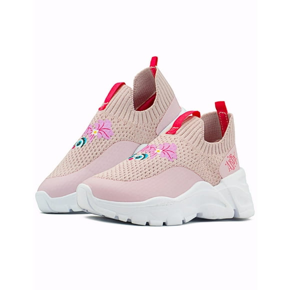 Tenis Deportivo Para Niña Calcetin Plaza Sesamo Abby Rosa rosa 18