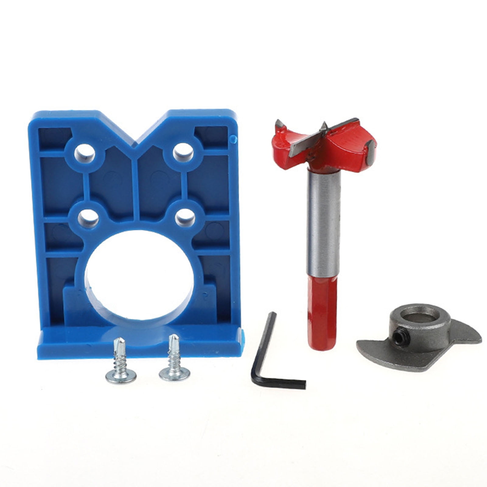35mm Hinge Jig Kit Hinge Boring Drill Bit Hole Drill Guide Locator Woodworking Hole Opener for Cabinet Door Walmart