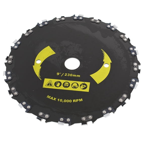 Chain Saw Tooth Brush-Cutter Grass Blade Heavy Duty 9" For Gas/ Electric Trimmer