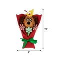 thumbnail image 3 of Dr. Seuss, How the Grinch Stole Christmas Max Bouquet, 10 inches Tall, Plush, Brown, Red, by Ruz, 3 of 5