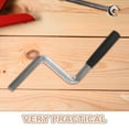 thumbnail image 3 of FUTUREORYY Vintage Stainless Steel Crank Handle Replacement for Screen Doors with Comfortable Grip, 3 of 8
