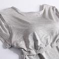 thumbnail image 6 of WCMZJ 2PCS Womens Built in Bra T Shirt Padded Active Yoga Oversize Tops Short Sleeves Plain Blouses Soft Pajama Casual Workout Shirts White M, 6 of 6