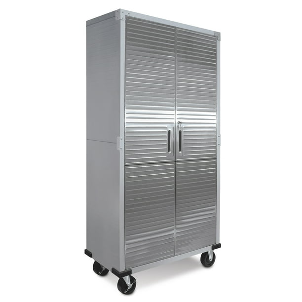 UltraHD Steel HeavyDuty Storage by Seville Classic in Silver