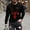 Black, variant on KeShDi Long Sleeve Shirts for Men Fashion Casual Men Christmas Print Sports Long Sleeves Round-Neck Blouses Shirts Black 4X