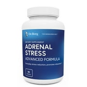Adrenal Stress Advanced Formula - Reduce Stress, Promote Calmness And Fight Fatigue - All Natural Vegetarian Supplements- 90 Capsules