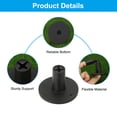 thumbnail image 3 of Uxcell 1.5 Inch Rubber Golf Tee, 6 Pack Tall Training Driving Range Tee Stable Ball Holder, Black, 3 of 5