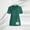 Green, variant on Casual Short Sleeve Tops New Women's Nurses Tunic Uniform Clinic Carer V-Neck Protective Clothing Style B-45 Pinky S