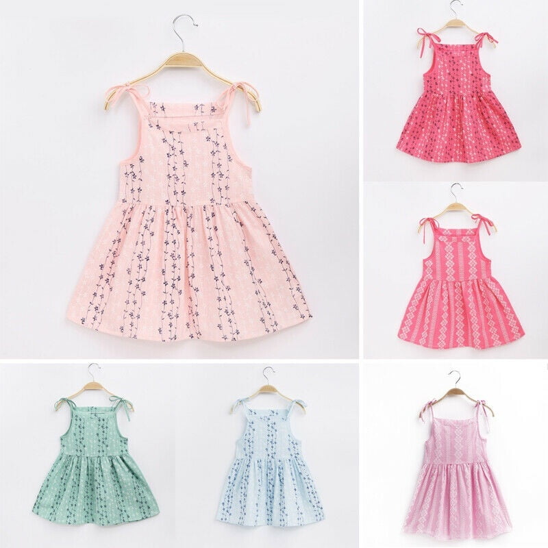 simple cotton frock for baby girl