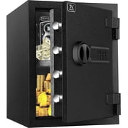 Tigerking 3.0 Cu. ft. Large Steel Fireproof Safe for Home, Security Safe Box with Digital Lock for Documents and Cash