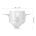 thumbnail image 5 of AOOOWER Pour Over Coffee Filter, Reusable Portable Pour Over Coffee Dripper, Paperless Mini Coffee Maker With Collapsible Arms, 5 of 11