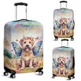 thumbnail image 2 of Welcome Spring Fairy Soft Coated Wheaten Terrier in Flower Meadow Travel Luggage Cover Wheatie Dog Lover Suitcase Dust Protective Decor - 13002, 2 of 5