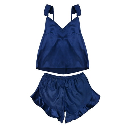 

One Opening Babydoll Underwear Women´s Sleepwear Chemise Nightwear Lace Satin