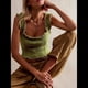 thumbnail image 5 of Camisola de Punto con Tirantes Anchos y Cuello Cuadrado Sin Mangas para Mujer, , de Verano Verde XL, 5 of 8
