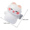 thumbnail image 2 of GOOHOCHY 10pcs Cute Mini Cat Figurines Resin Kitten Sculptures Kitten Statues Small Animal Desktop Decor for Fairy Garden Scenes Wedding Cake Topper, 2 of 8