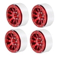 thumbnail image 3 of 4 bujes de rueda Beadlock de aleación de moda de 1,9 pulgadas y 10 orificios para la mayoría de los trepadores de control remoto 1/10 (rojo), 3 of 8