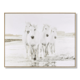 thumbnail image 1 of Bouclair Chevaux Blancs Toile Encadrée X Grand, 1 of 5