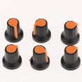 thumbnail image 3 of Perillas de plástico de 5 colores Sombreros para potenciómetros de eje de 6 mm WH148 AG2 Paquete de 30 Cola Perilla de potenciómetro, 3 of 8
