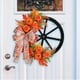 thumbnail image 5 of Corona de otoño para puerta de entrada 2024: corona de otoño para Acción de Gracias con rueda de calabaza única, peonías y bayas, corona de otoño para puerta de exterior, decoraciones de Halloween, 5 of 8