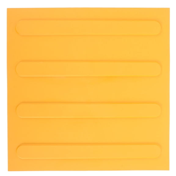 Orange PVC Blind Bricks for Safe Guidance 40*40 Antislip Surface for Indoor Outdoor Pathways