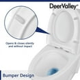 thumbnail image 4 of DeerValley DV-1F52102 Elongated One Piece Toilet with Comfort Chair Seat, Bowl Height 15 3/4", Dual Fulsh, 1.6 GPF, White, 4 of 16