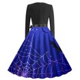 thumbnail image 3 of Long Sleeve Dress,Long Dress for Women Summer,Womens Fashion Casual Printing Long Sleeve Round-Neck Dress,Casual Summer Dress for Women,Dress for Women Casual Summer, 3 of 3