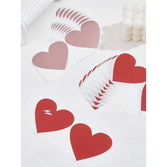 40Pcs Scratch Off Stickers DIY Scraping Award Card Mixed Color Coated Scratch Off Film Password Sticker for Lottery Tickets Prize Raffle Reward Card DIY 167x75x0.1mm