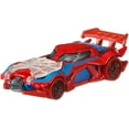 thumbnail image 3 of Hot Wheels Disney 100 Spider-Man Character Car, 1:64 Scale Collectible Toy Car, 3 of 7
