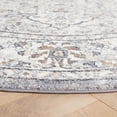 thumbnail image 3 of SAFAVIEH Opal Roy Oriental Area Rug, Grey/Ivory, 6'7" x 6'7" Round, 3 of 8
