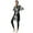 Black, variant on Muslim Women Oversized Swimsuit Conservative Swimsuit Long Sleeve Trousers Swim Cap Three Piece Swimsuit Muslim Swimwears L