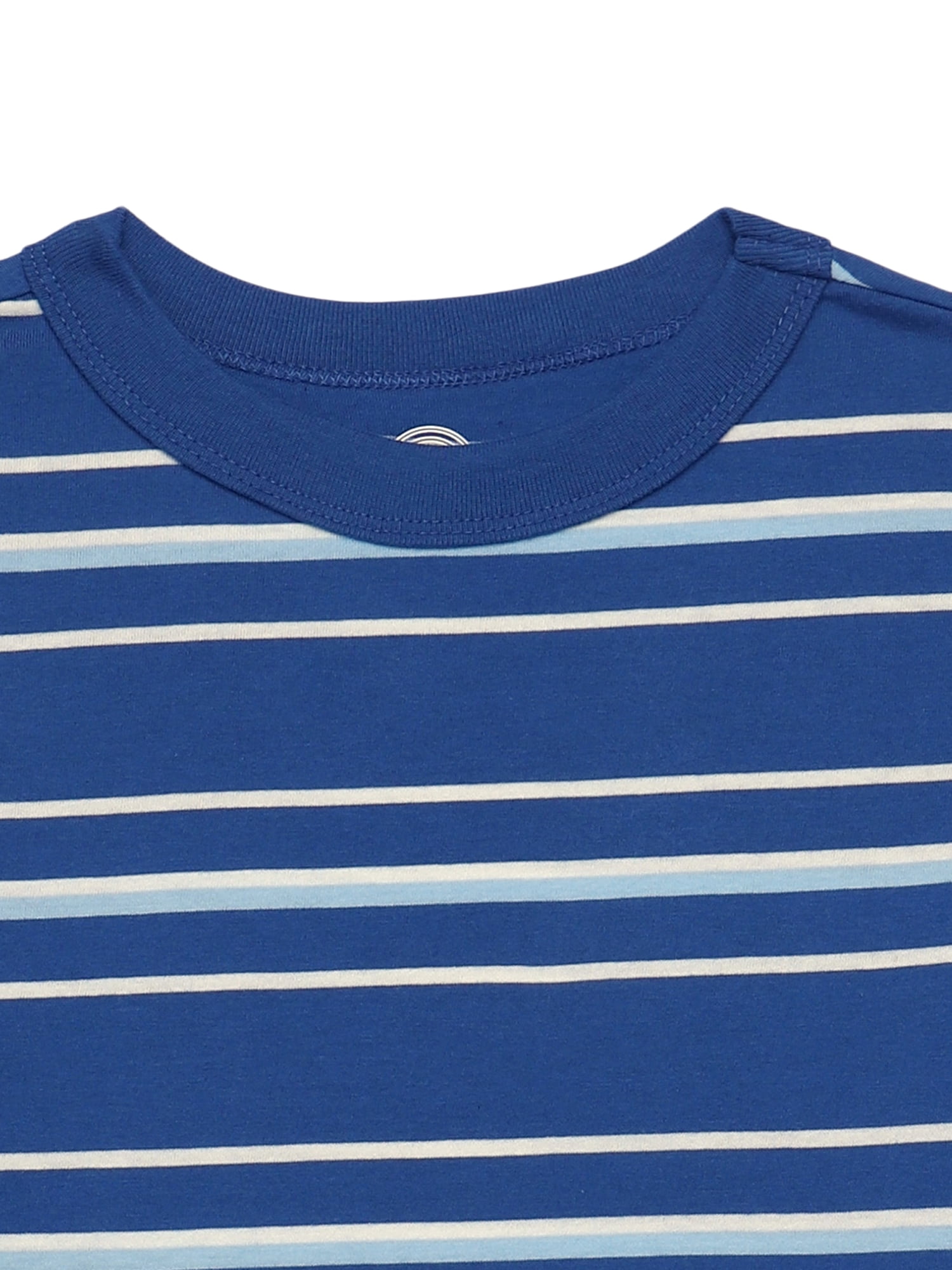 Wonder Nation Boys' Long Sleeve Stripe Tee, Sizes 4-18 & Husky