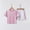 Pink, variant on Amidoa Girls Athletic Outfits Set- Summer Short Sleeve Breathable Quick Dry Kids Active T Shirts and Shorts Pink Size 3 T