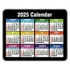 thumbnail image 2 of 2025 Calendar Mouse Pad With Holiday Reminders Non-Slip Washable Rubber Base Stitched Edges Compact Desk Mat For Office Use, 2 of 4