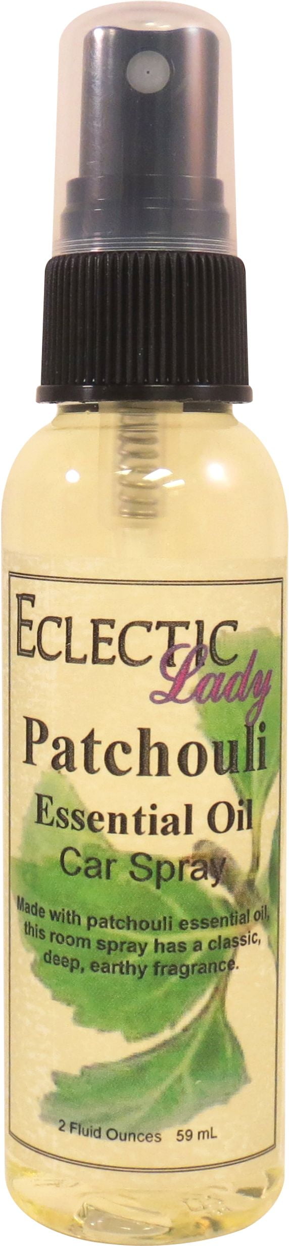 Patchouli Essential Oil Car Spray (Double Strength), 4 ounces
