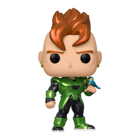 Funko POP! Animation: Dragon Ball Z S7 - Android 16 (Metallic) - Walmart Exclusive